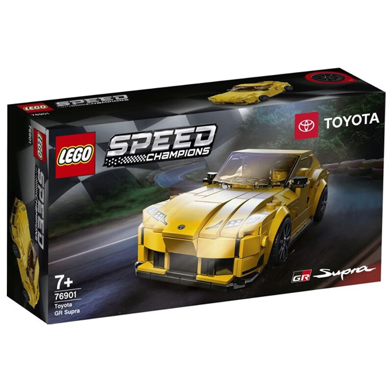 乐高lego积木 speed超级赛车系列 76901 丰田toyota gr supra赛车