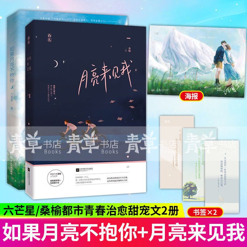 桑榆著青春青梅竹马成长甜宠言情小说 如果月亮不抱你 月亮来见我