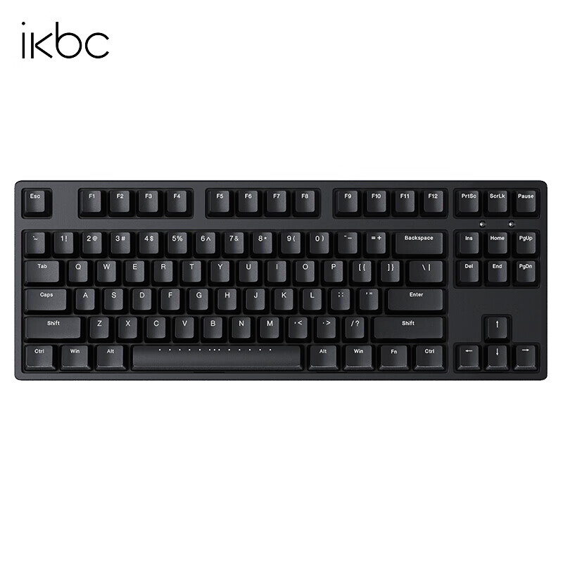 ikbc蓝牙键盘机械键盘无线键盘C87C104樱桃键盘办公键盘cherry轴樱桃机械键盘自营pbt W200有线+蓝牙5.0 87键 红轴