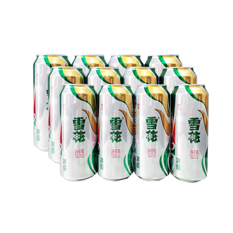 雪花清爽 新日期老雪花 500ml*12听整箱冰酷啤酒10.