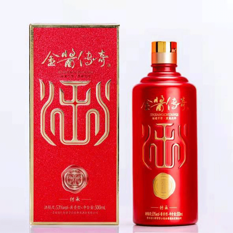 绎酱金酱传奇传·传承茅台镇53°酱香型白酒纯酿酿造500ml 53%vol 500