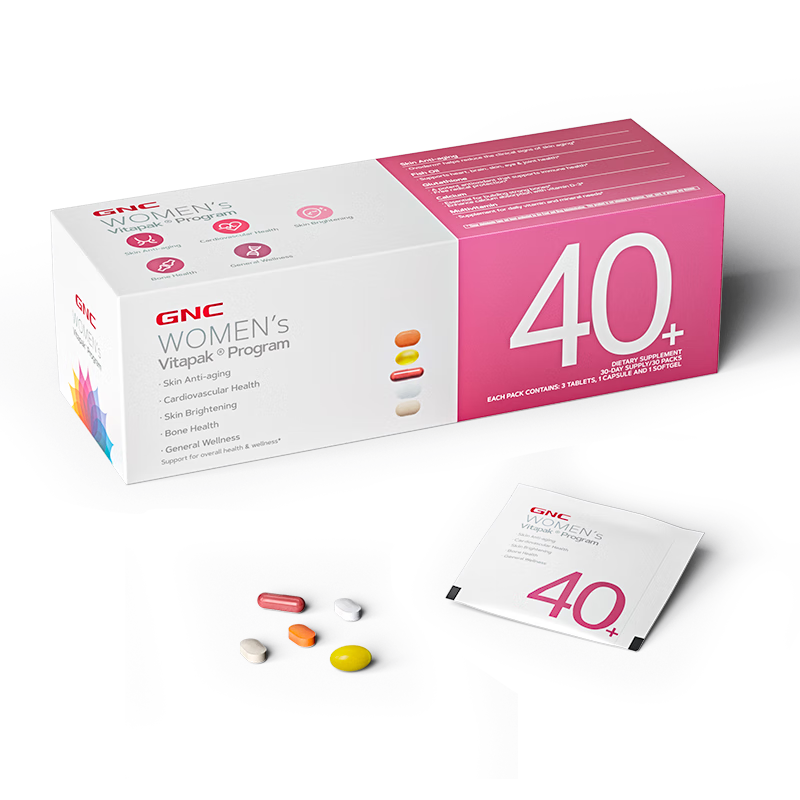 GNC����ϲ Ů��Vitapakÿ��Ӫ����ʱ��� ���ָ���ά���� ����ͬ�� ����һ�� ��˥�� ���л��Ů��40+Ӫ����30��