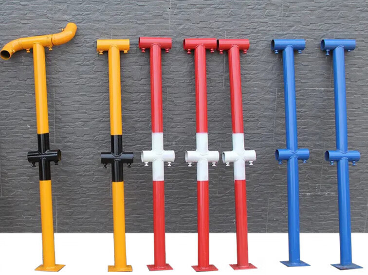 贺桐定制款建筑工地临边防护栏杆定型化临时楼梯扶手防护连接件干字