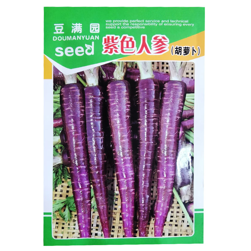西芝紫色胡萝卜种子种籽孑籽种紫黑色水果胡罗卜菜籽阳台盆栽四季蔬菜
