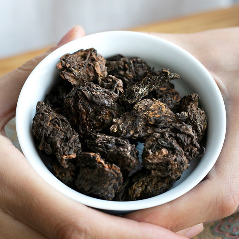普洱精品茶熟茶老茶头云南糯香勐海老茶头碎银子陈年金芽大分量散装茗