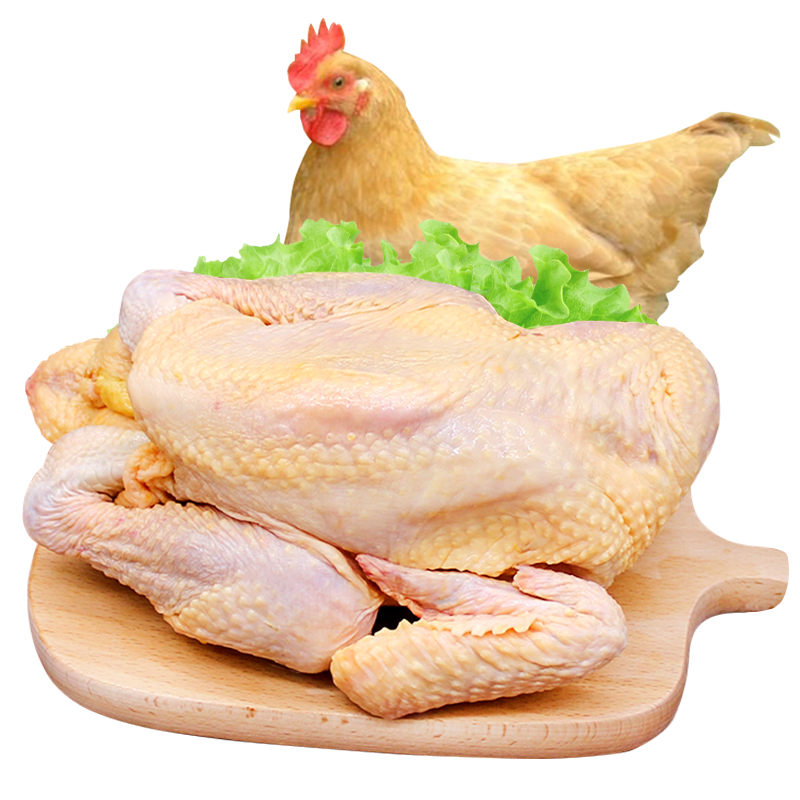 【产地直采】河南濮阳 三黄鸡新鲜冷冻  单只700克左右 2只