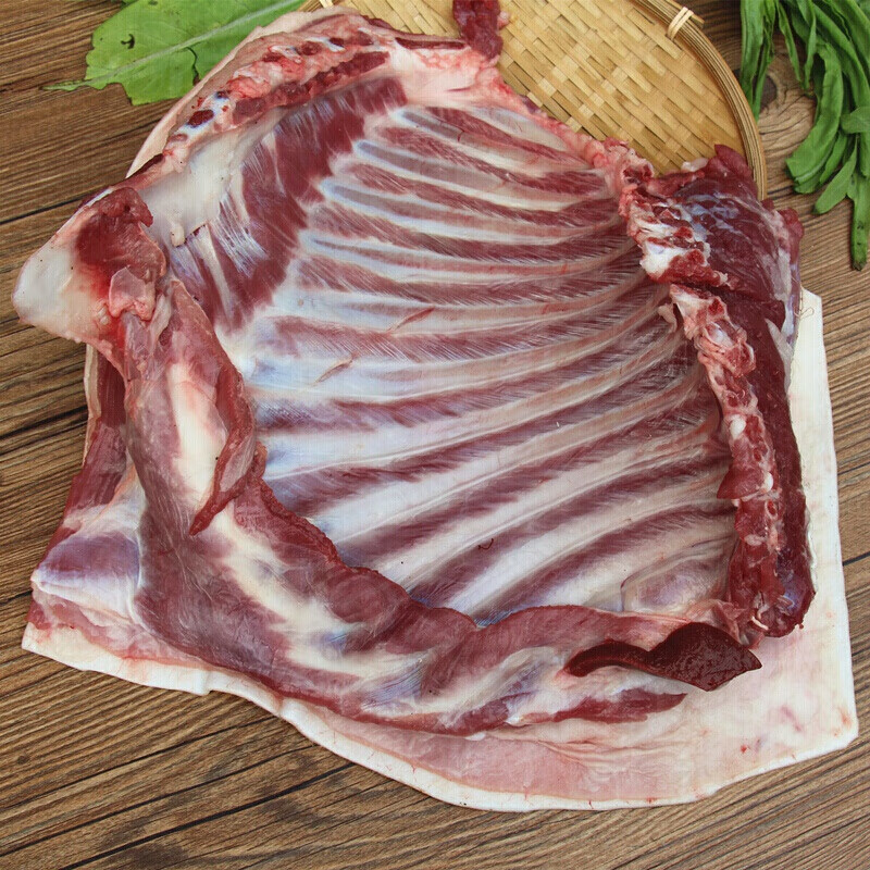 魃鲜 魃鲜 带皮羊排1000 新鲜山羊排 羊肋骨 羊排骨 羊肋条 羊排肉