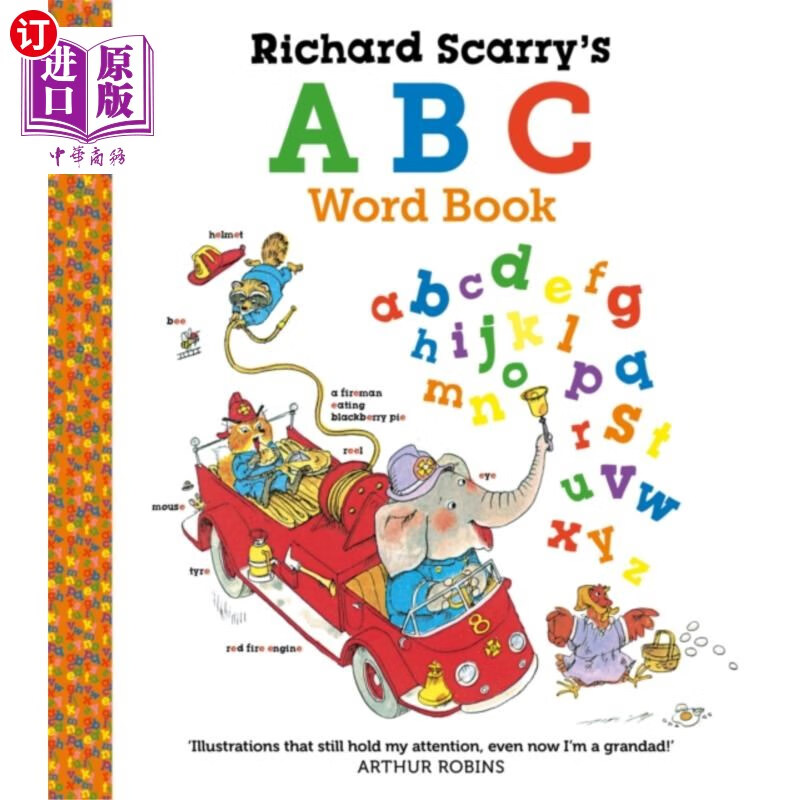 海外直订richard scarrys abc word book richard scarry的abc单词书