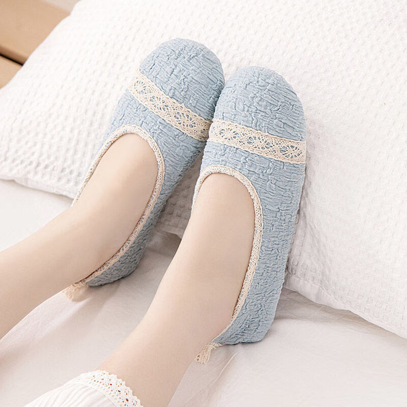 巴斯星人月子鞋春秋包跟室内家居鞋夏季薄款透气软底防滑孕妇产后产妇