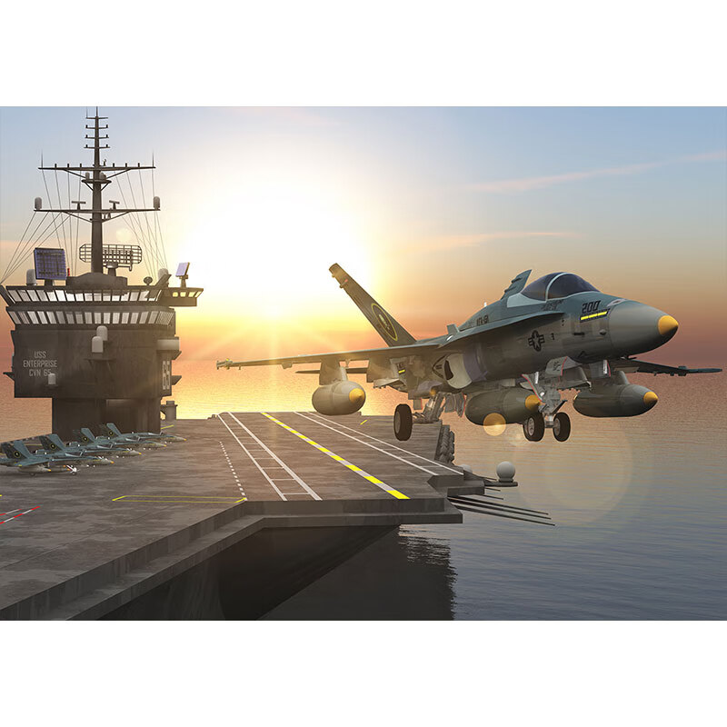 狼天影 轰炸战斗机飞机海报墙贴画军事大学生宿舍墙上床头自粘贴纸