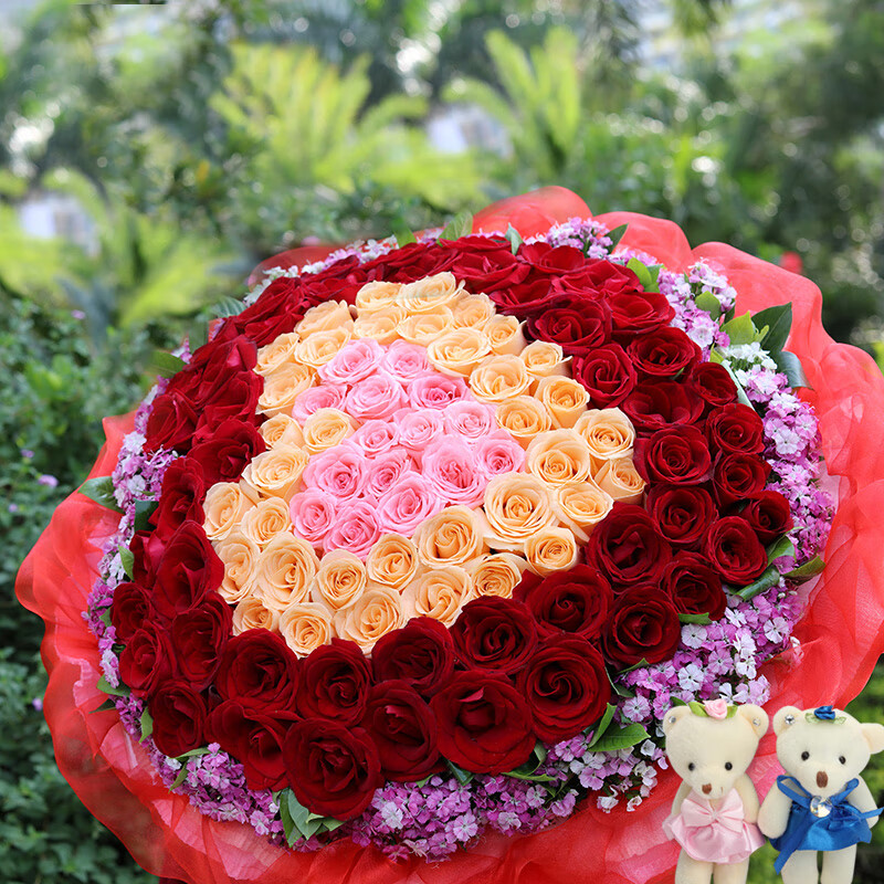 99朵玫瑰花一般多少钱(99朵玫瑰花一般多少钱一束)