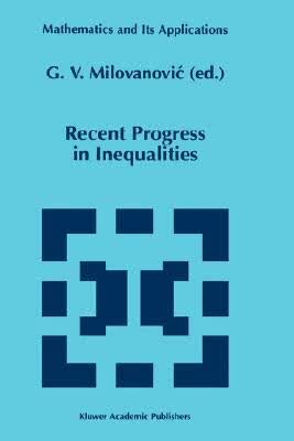 预订 Recent Progress in Inequalities