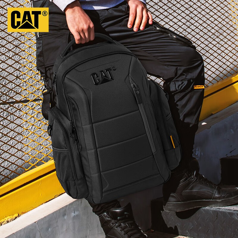 CAT/卡特双肩包15.6英寸笔记本电脑包时尚潮流外出旅行包83704 黑色