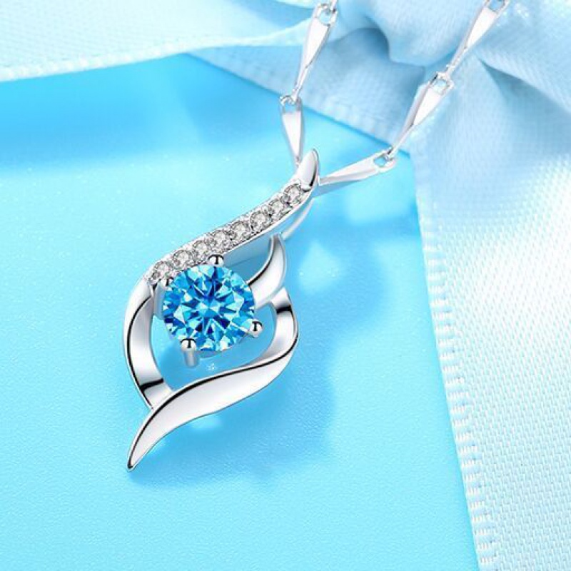 依莲妃【精选好礼】项链女锁骨链吊坠饰品简约礼百搭时尚女依莲妃 丘比特白钻+瓜子链