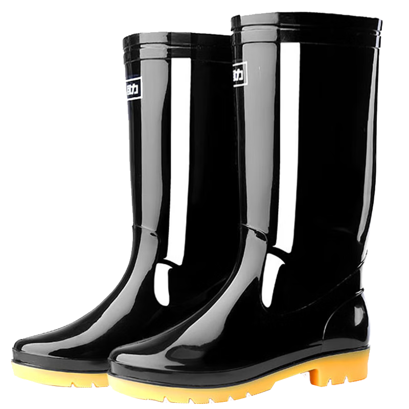 回力HL807中筒黑色雨靴：一款实惠时尚的必备单品