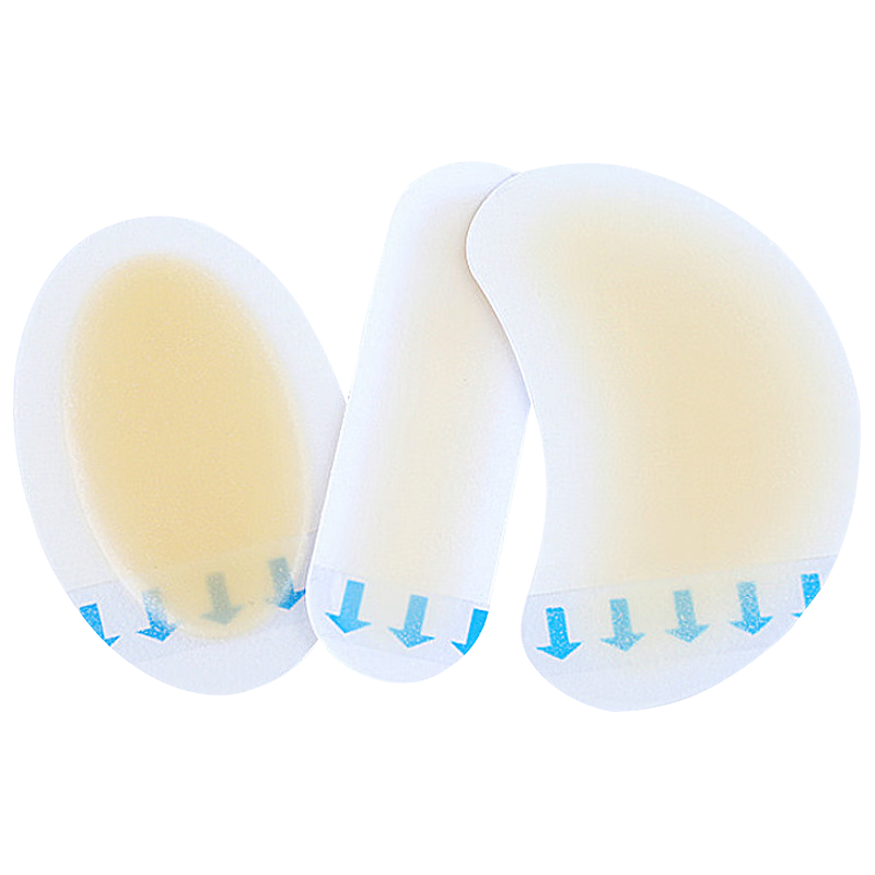 華寶馳防磨腳貼凝膠水泡貼高跟鞋磨腳神器后跟貼女隱形腳后跟防磨貼透明 【升級凝膠】防磨貼（12片裝）