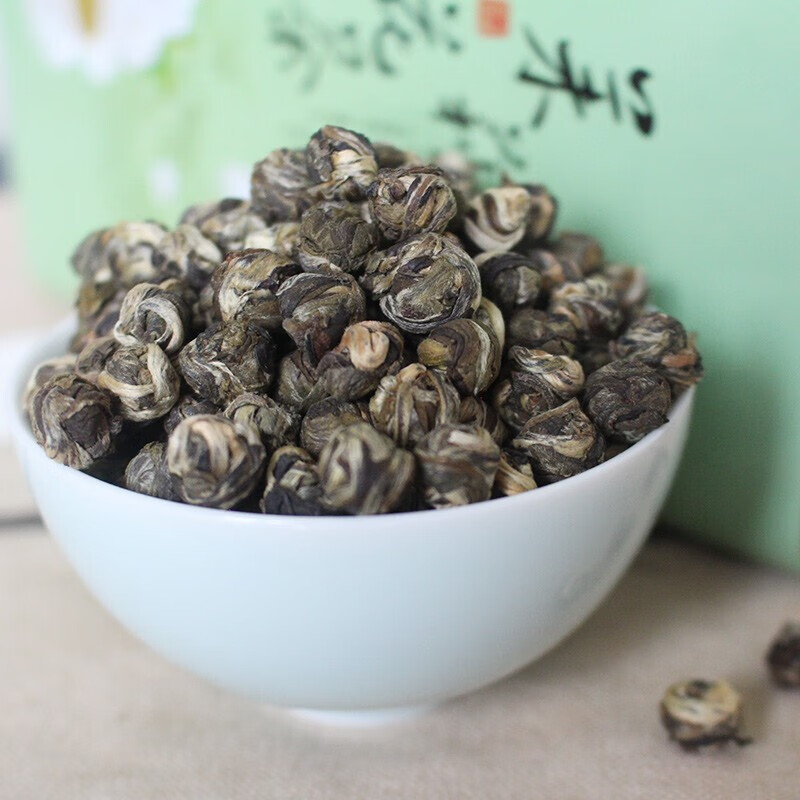 【尊享高端品质茶 品质茶礼】茉莉绣球茉莉龙珠花茶龙团珠 洁白高贵