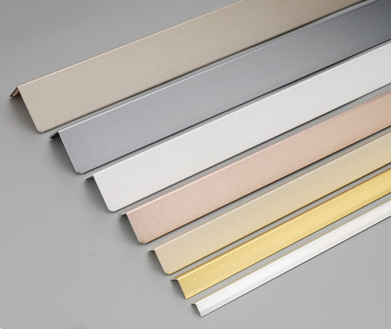 哩嗹啰嗹铝合金护角条磨砂护墙角保护条免打孔防撞客厅装饰瓷砖包边阳