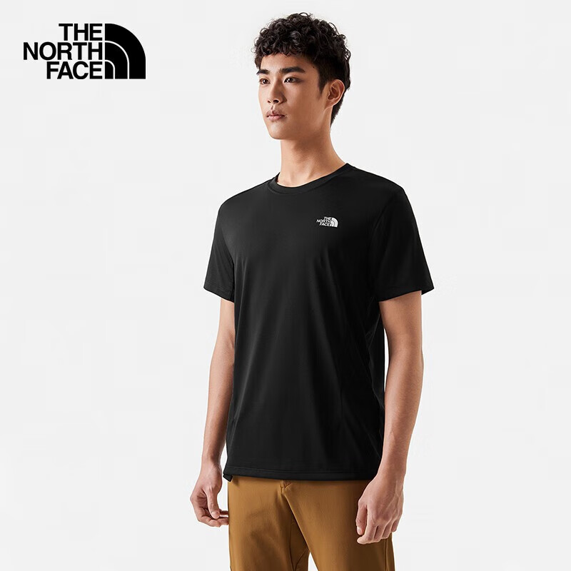the north face北面短袖t恤男户外运动休闲舒适透气快干半袖春夏新品