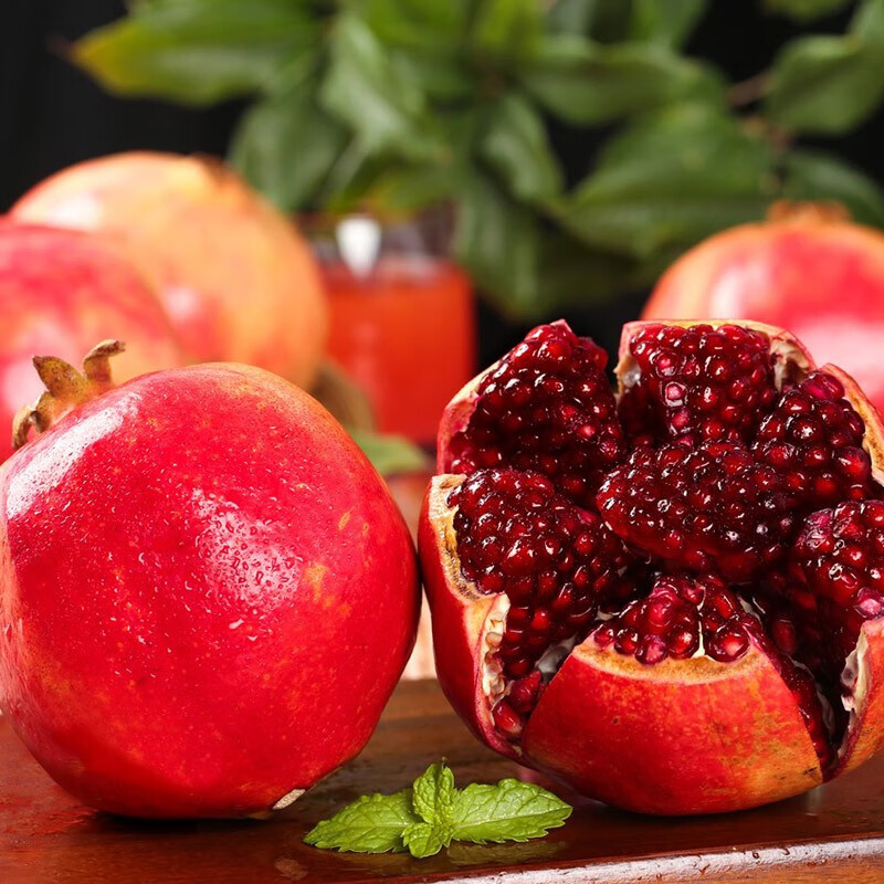 沙窝曙光突尼斯软籽石榴四川会理红宝石无籽石榴礼盒整箱新鲜水果生鲜