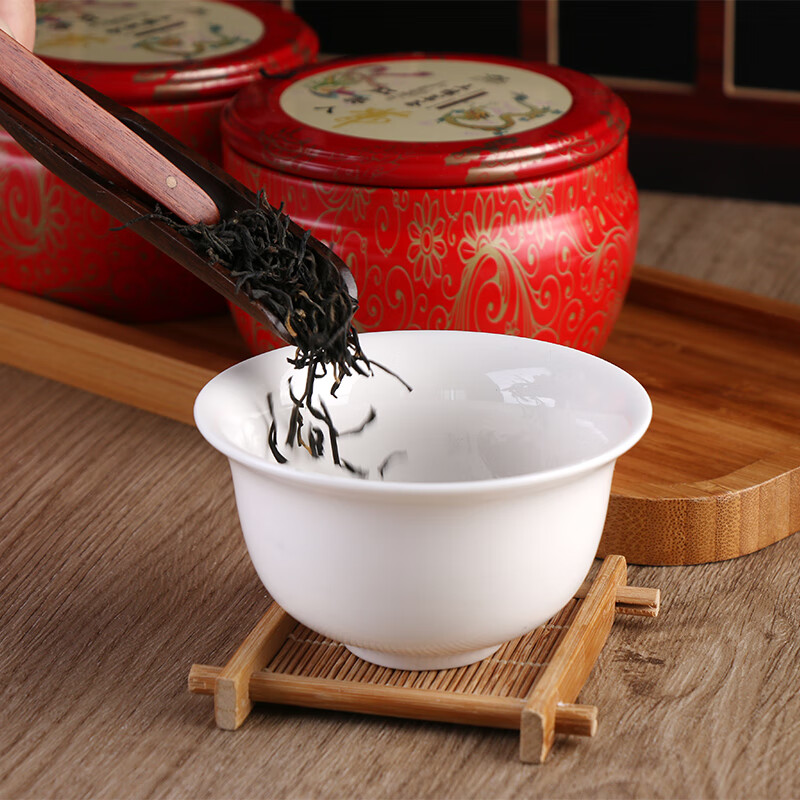 【味小府】土楼特产福建土楼云水谣红美人红茶茶叶正山小种礼盒装500g