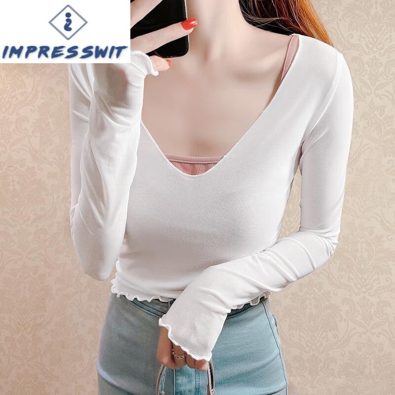 低领蕾丝打底衫女深v领网纱网沙薄纱透视内搭纱衣黑色雷丝低胸上衣夏