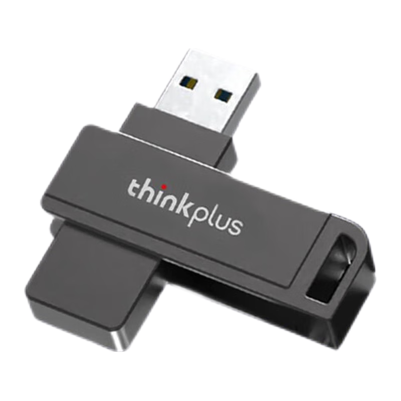 ThinkPad 联想thinkplus移动固态U盘 USB3.2高速传输闪存盘金属商务U盘电脑优盘 TU201 128G10059495032920