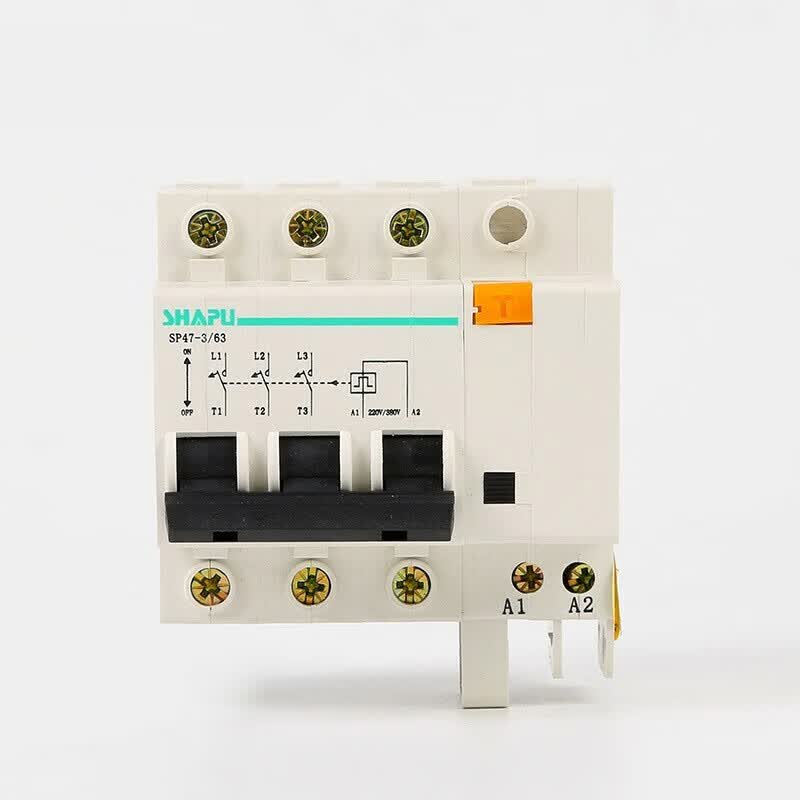 oloey莎普电器烤箱脱扣开关断路器sp47-3p/63电源分断器220v 380v通用
