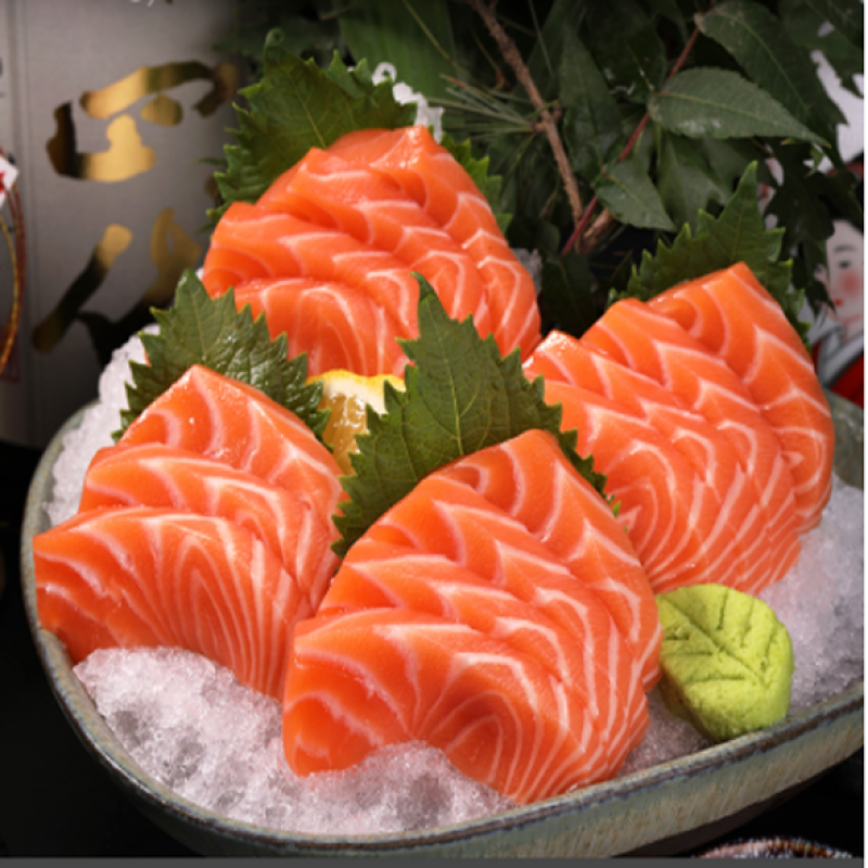 伯贤 生鲜新疆三文鱼刺身新鲜海鲜日式料理寿司生鱼片即食 一份装 每份400克左右