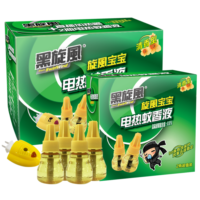 【2023最全】黑旋风电蚊香液驱蚊液4液+电蚊香液器1：驱蚊杀虫超强大，价格实惠！|怎么查驱蚊用品京东历史价格