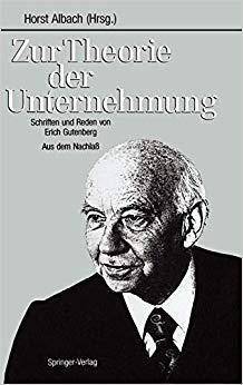 预订 zur theorie der unternehmung