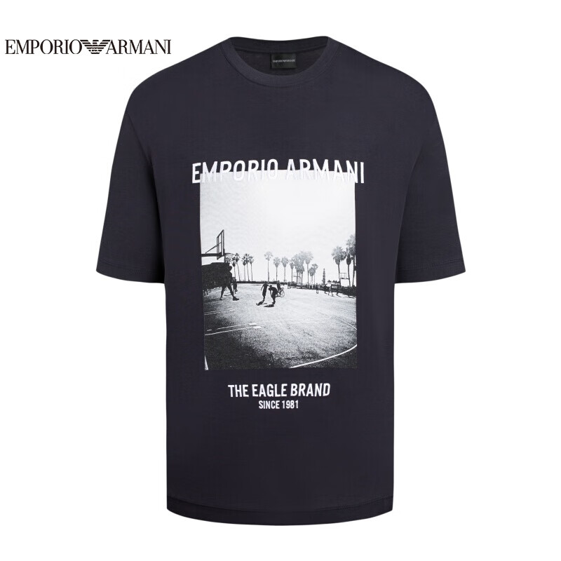 EMPORIO ARMANI 阿玛尼奢侈品20春夏男士针织T恤衫 3H1T65-1J92Z