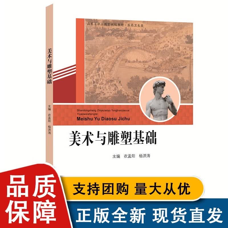 美术与雕塑基础 主编杨洪涛 济南全新