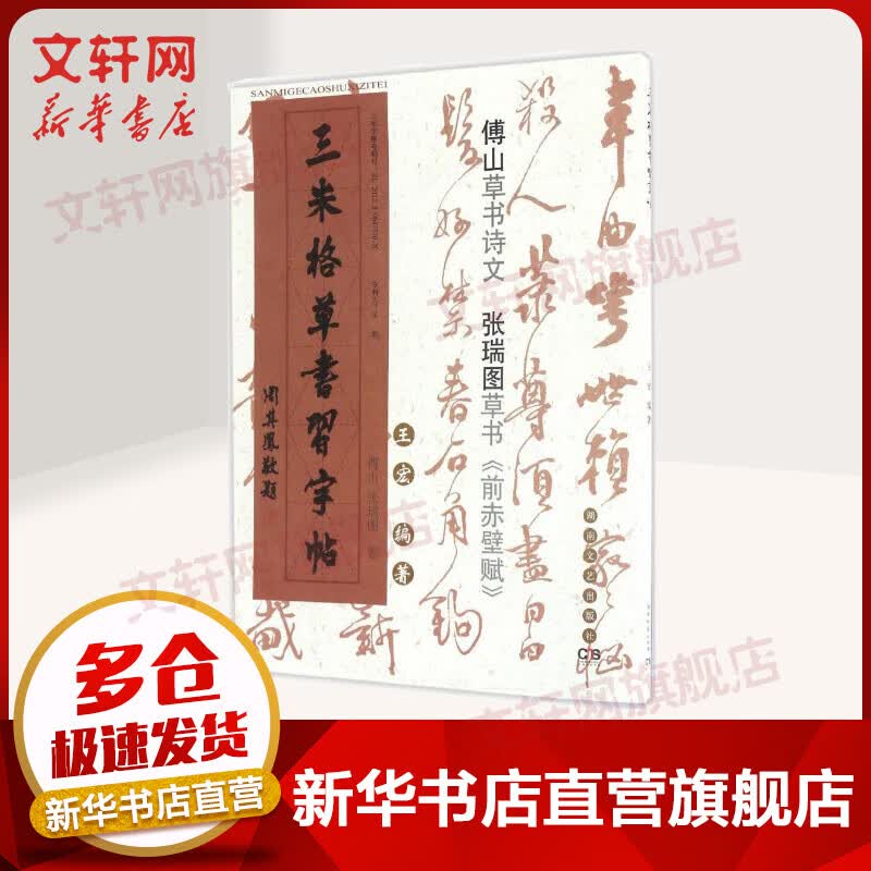 三米格草书习字帖傅山、张瑞图卷