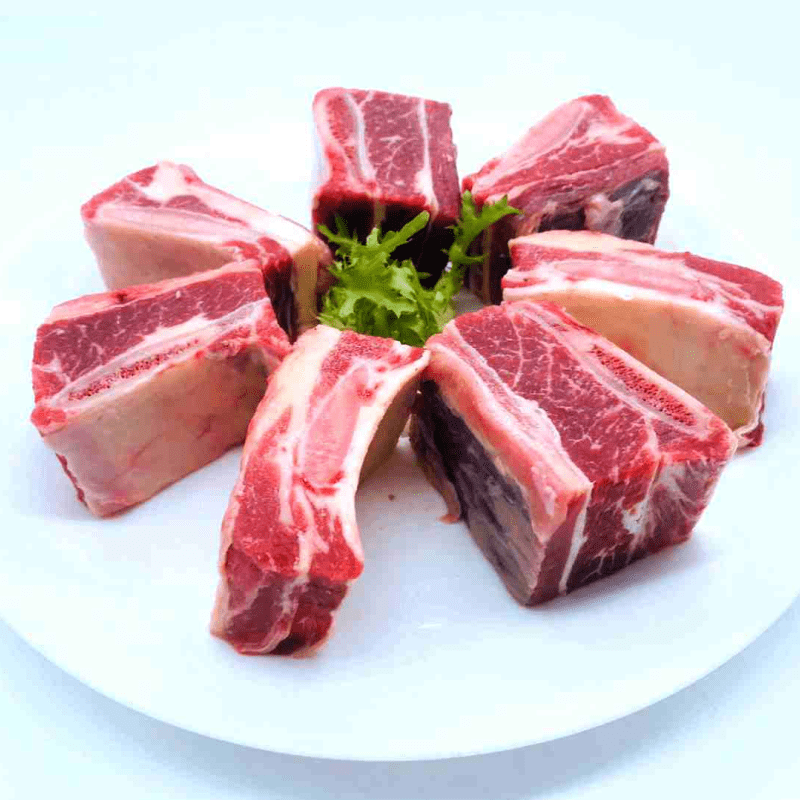 魃鲜 新鲜牛排骨大块牛仔骨带骨牛肋排 1斤