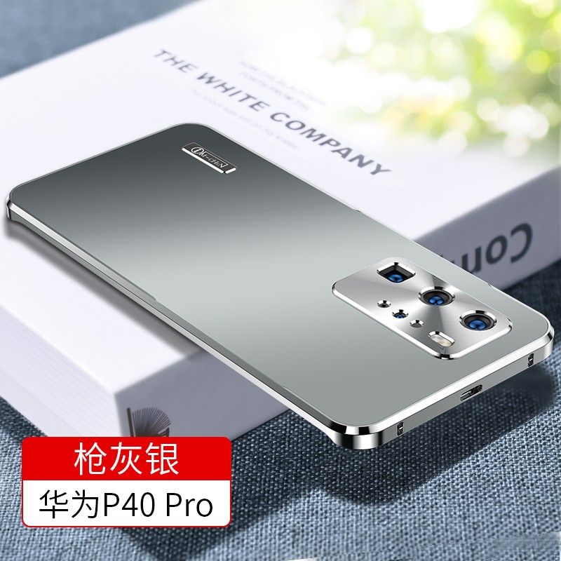 简高 华为p40pro手机壳全包防摔p40镜头全包电镀微磨砂背板p40pro