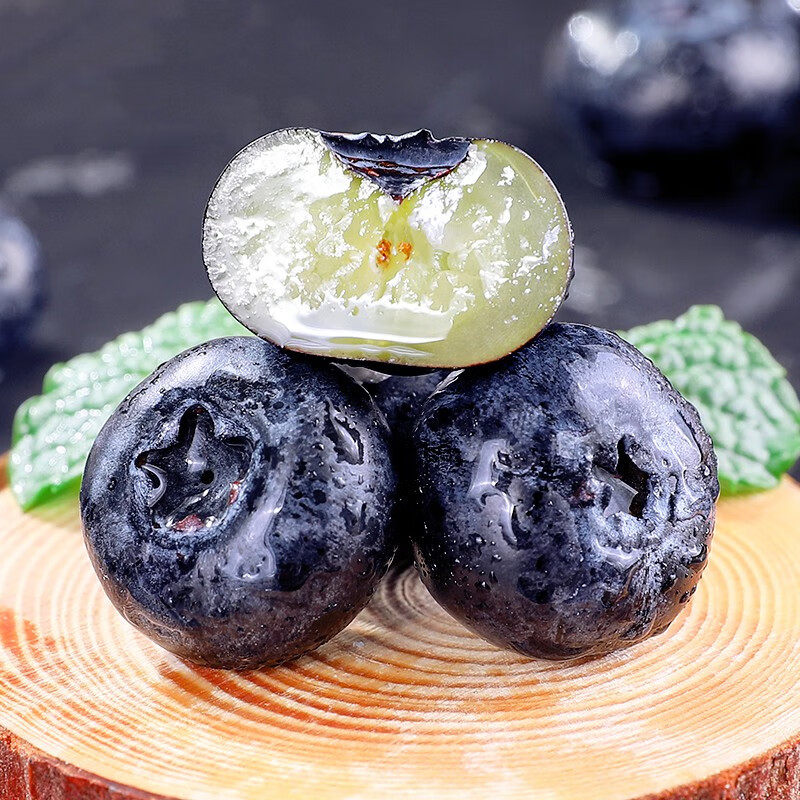 千园九味L25花香蓝莓新鲜蓝莓鲜果盒装应当季水果现摘现发京鲜大果礼盒 4盒单盒100g【单果12mm+】