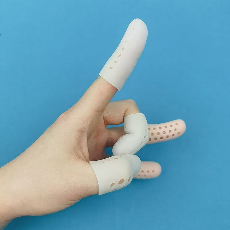 大拇指保护套硅胶指套受伤护指透气手指写字耐磨防痛防干裂保湿软化