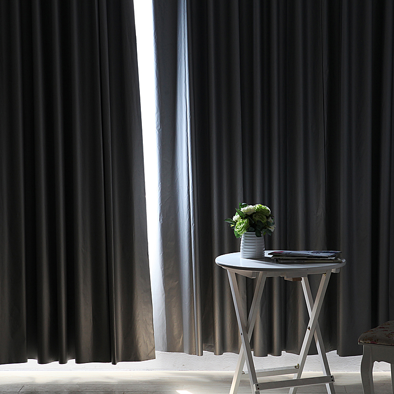 瑞齐支持定制加厚全遮光窗帘成品高遮阳窗帘隔热防晒卧室客厅办公室 宽1.4米 定制尺寸请联系客服