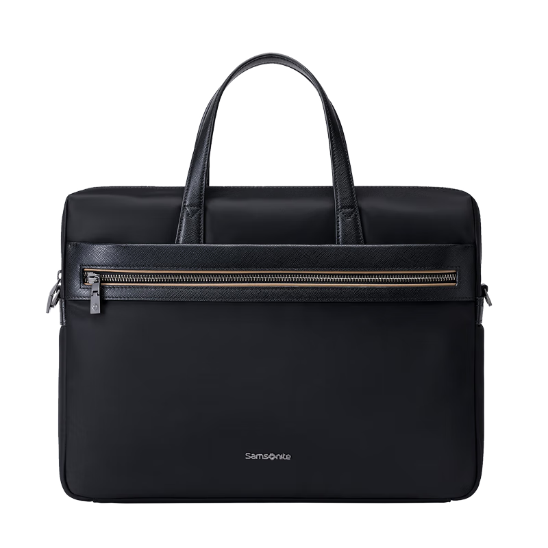 新秀麗（Samsonite）公文包14英寸商務(wù)電腦包男士手提包斜挎包男士禮物45Q*09016