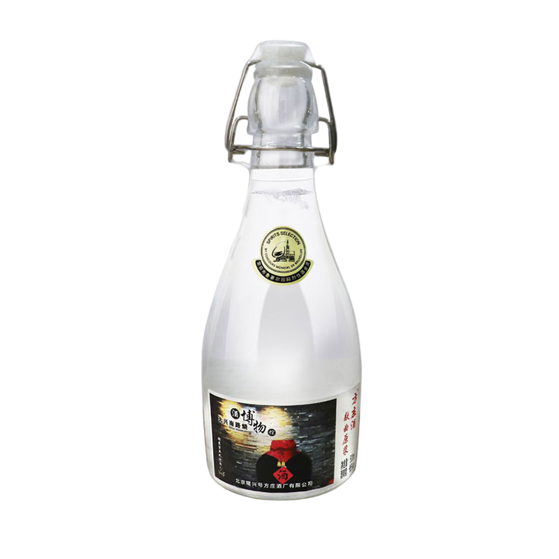 方庄隆兴号 北京二锅头 清香型白酒 43度麸曲原浆 500ml 单瓶装