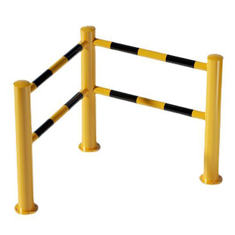 伏兴 消防栓护栏消防设施隔离栏四方钢管防撞安全防护栏 组合l型双层
