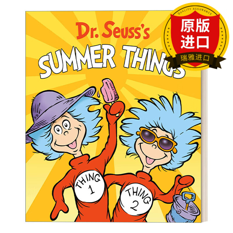 seusss summer things 苏斯博士夏天的东西 儿童英语启蒙早教纸板书
