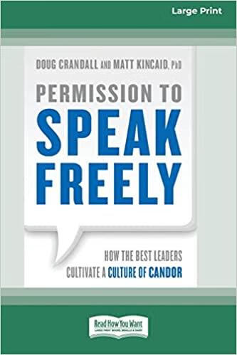 预订 permission to speak freely: how the best leaders cultivate