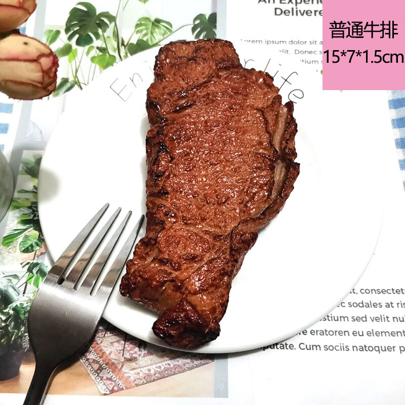 兴屹西餐仿真食材模型意面拍照摄影装饰儿童玩道具牛排沙拉美食摆物品