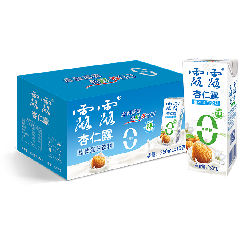 【露露】无蔗糖杏仁露250ml*12盒价格走势及其他美味佳品|查饮料价格历史