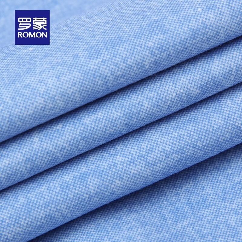 罗蒙加绒加厚保暖衬衫男秋冬新款中青年商务休闲长袖厚款衬衣 黑色条纹 2XL