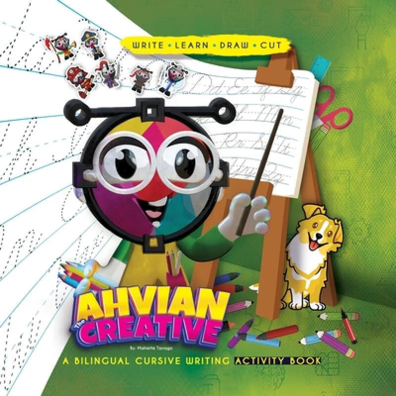 【4周达】ahvian the creative: a bilingual cursive writing