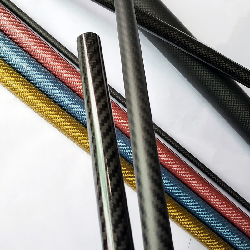 适之3k碳纤维管全碳卷管碳纤管碳纤维卷管高强度模量碳管材 6*8*1000