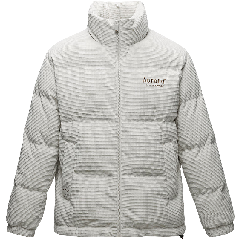 海澜之家鹅绒羽绒服男极光系列保暖立领外套男冬季